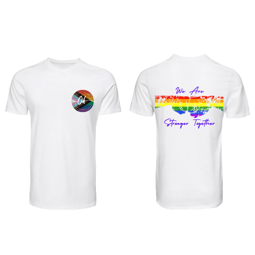 PRIDE Unity Tee - White