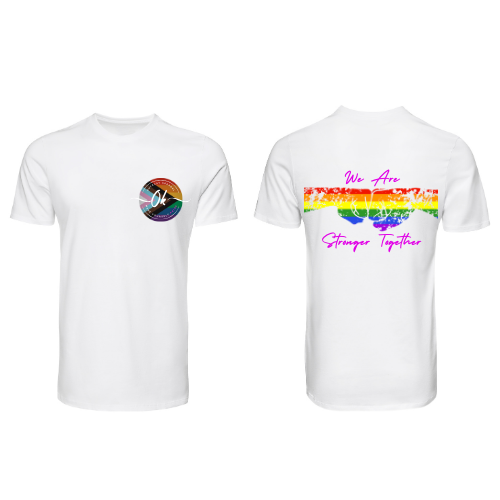 PRIDE Unity Tee - White